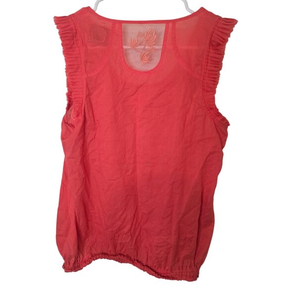 Free People Coral Sleeveless  Top - Picture 2 of 3